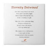 Eternity Entwin Poem Tegeltje (Voorkant)