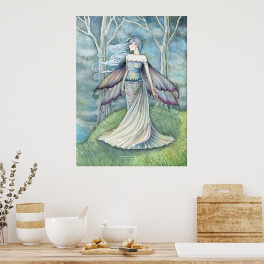 Eternity Fairy Art Print Poster van Molly Harrison (Keuken)