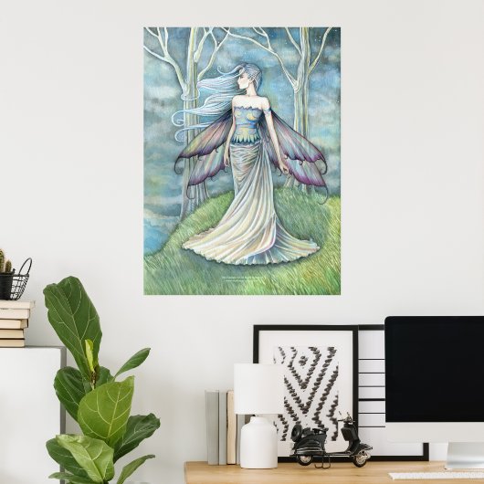 Eternity Fairy Art Print Poster van Molly Harrison (Thuiskantoor)
