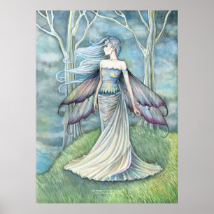 Eternity Fairy Art Print Poster van Molly Harrison