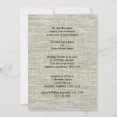 Eternity Gothic Vintage Wedding Kaart (Achterkant)