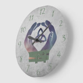 Eternity Handfasting Clock for Pagan Newly Weds Grote Klok (Hoek)
