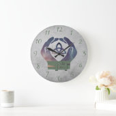 Eternity Handfasting Clock for Pagan Newly Weds Grote Klok (Huis)