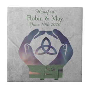 Eternity Handfasting Keepsake Tegel Gift Tegeltje