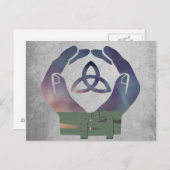 Eternity Handfasting Save the Date Post Kaart (Voorkant / Achterkant)