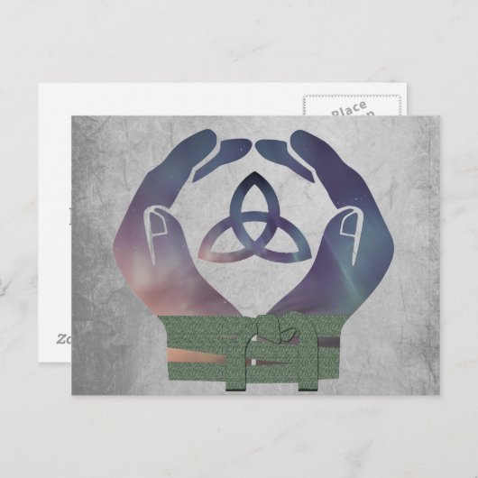 Eternity Handfasting Save the Date Post Kaart (Voorkant / Achterkant)