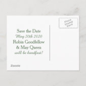 Eternity Handfasting Save the Date Post Kaart (Achterkant)