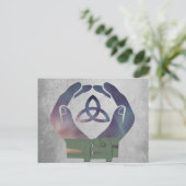 Eternity Handfasting Save the Date Post Kaart (Staand voorkant)