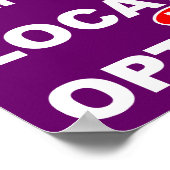 Eternity is Mandatory Location is Optional Poster (Hoek)