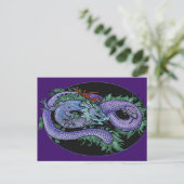 Eternity Oriental Dragon Briefkaart (Staand voorkant)