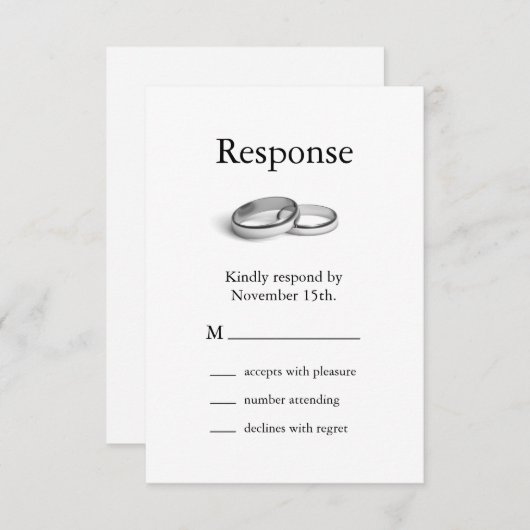 Eternity RSVP (Voorkant / Achterkant)