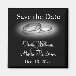 Eternity Save the Date Magnet (zwart)