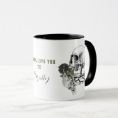 Eternity Skull Coffee Mok cadeau idee (Voorkant rechts)