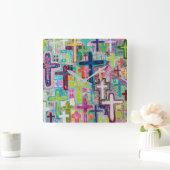 Eternity Wall Clock Vierkante Klok (Huis)