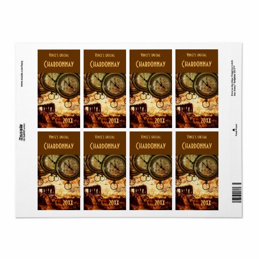 Eternity Wijnfles Etiket (Full Sheet)