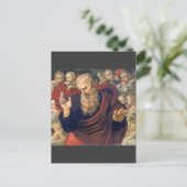 eterno e angeli door Raffaello Sanzio da Urbino Briefkaart (Staand voorkant)