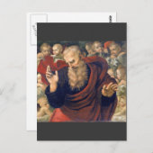 eterno e angeli door Raffaello Sanzio da Urbino Briefkaart (Voorkant / Achterkant)