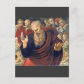 eterno e angeli door Raffaello Sanzio da Urbino Briefkaart (Voorkant)