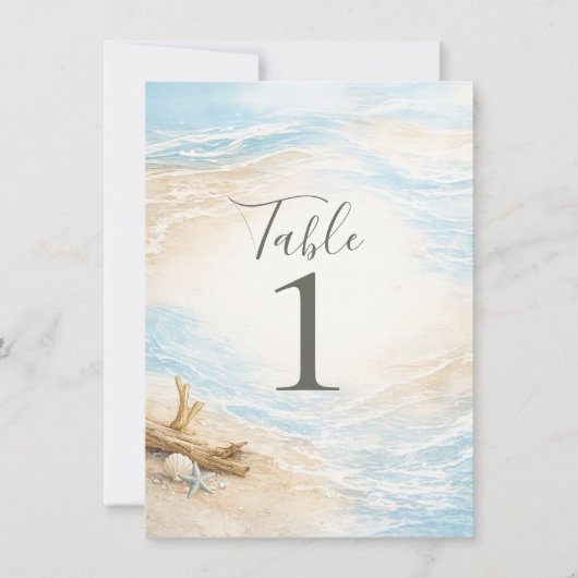 Eterntal Tides Kust Watervtafel Nummer Kaart (Voorkant)