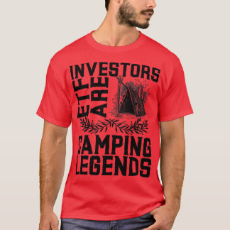 ETF - investeerders kamperen Legends in tenten T-shirt