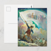 Ethan Allen, voorloper van Independence by Wyeth Briefkaart (Voorkant / Achterkant)