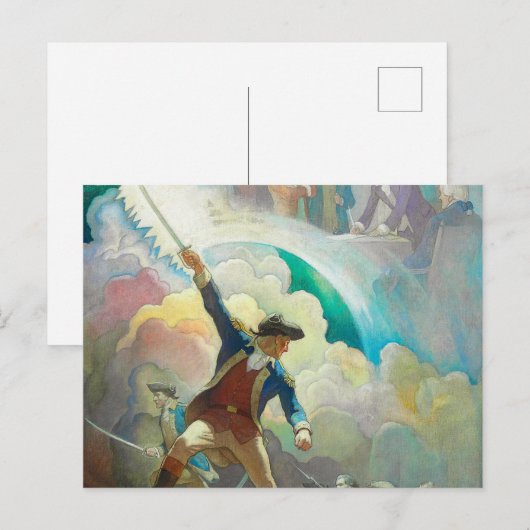 Ethan Allen, Voorouder van Onafhankelijkheid, 1934 Briefkaart (Voorkant / Achterkant)