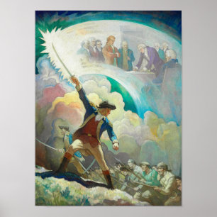 Ethan Allen, Voorouder van Onafhankelijkheid, 1934 Poster