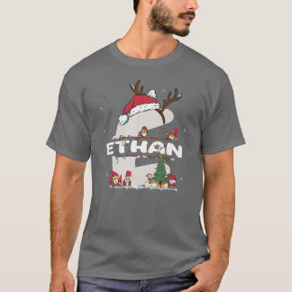 Ethan Christmasw Ethan Name for funny Xmas T-shirt