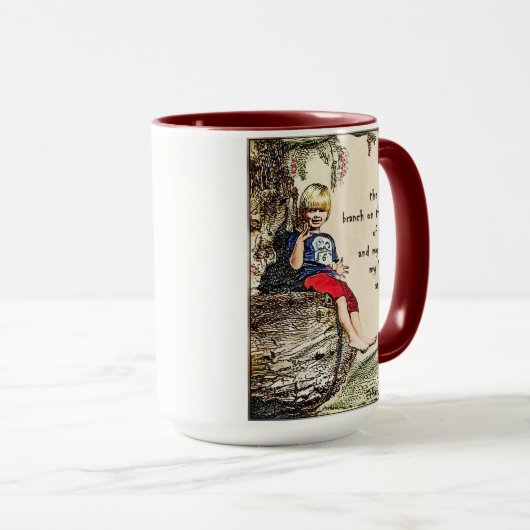 Ethan Family Tree Jumbo Coffee Mok (Voorkant rechts)