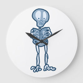 Ethan Literary Skeleton met boek Grote Klok
