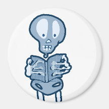 Ethan Literary Skeleton met boek