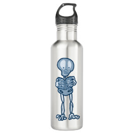 Ethan Literary Skeleton met boek Waterfles