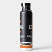 Ethan-naam betekent sportmonogram oranje waterfles (Links)