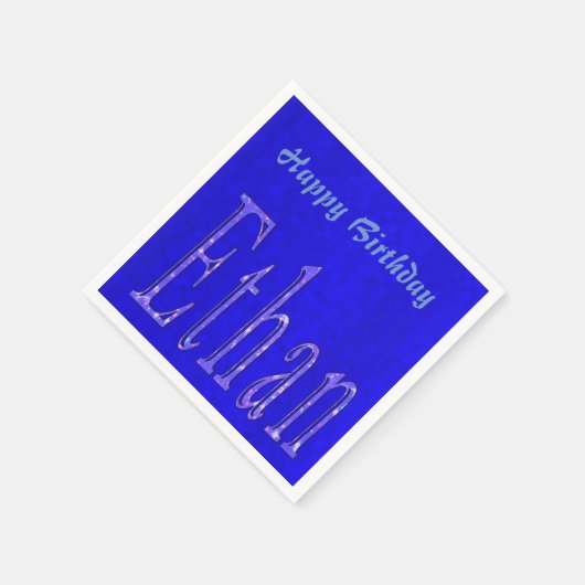 Ethan, Naam, Logo, Gelukkige Verjaardag Logo, Servetten (Hoek)