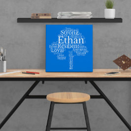 Ethan Name Cloud  Poster