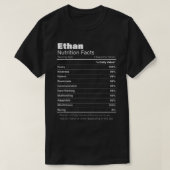 Ethan Nutrition Persoonlijke benaming Funny T-shirt (Design voorkant)