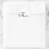 Ethan Ronde Sticker (Tas)