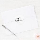 Ethan Ronde Sticker (Envelop)