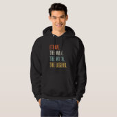 Ethan The Best, Man Myth Legend, Funny Best Name E Hoodie (Voorkant volledig)