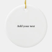 Ethanol Alcohol Molecule Chemie Cool Keramisch Ornament (Achterkant)