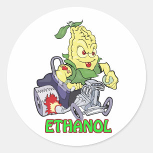 Ethanol Hot Rod Ronde Sticker