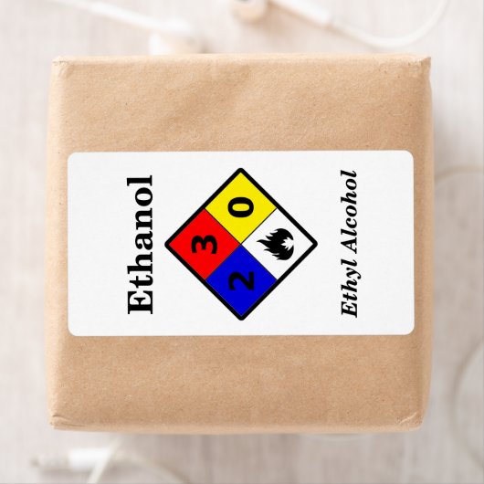 Ethanol MSDS-etiket Etiket (Insitu)