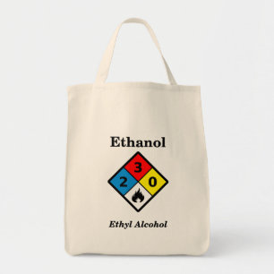 Ethanol MSDS-etiket Tote Bag