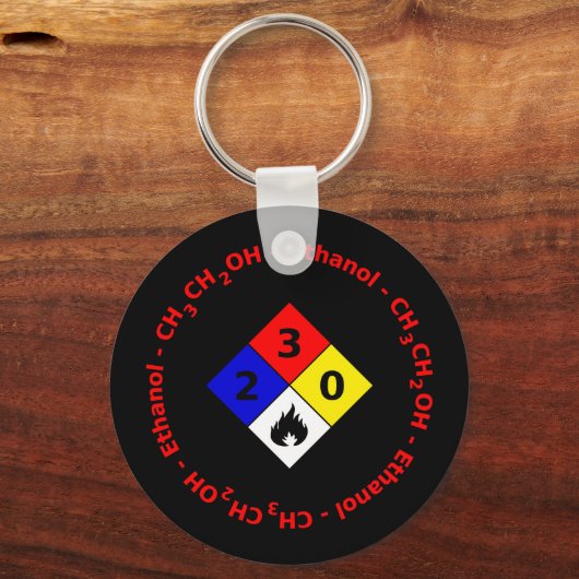 Ethanol MSDS-Sleutelhanger Sleutelhanger (Voorkant)