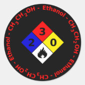 Ethanol MSDS Sticker (Voorkant)