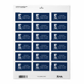 Ethans adresetiketten etiket (Full Sheet)