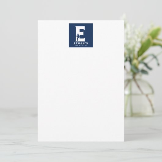 Ethan's dank je kaart (Staand voorkant)