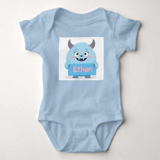 Ethan's Epic Monster Adventure Romper (Voorkant)