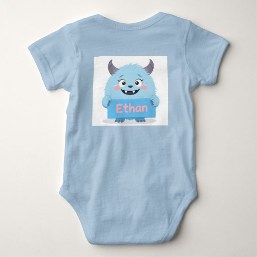 Ethan's Epic Monster Adventure Romper (Achterkant)