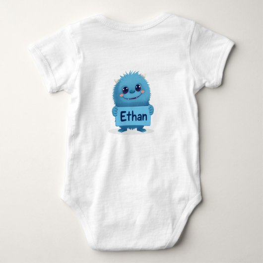 Ethan's Epic Monster Adventure Romper (Achterkant)